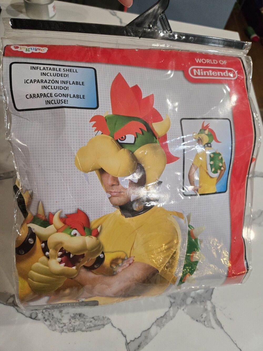 Bowser Kit Adult Super Mario Villain Halloween Costume Cosplay Accessory 14+